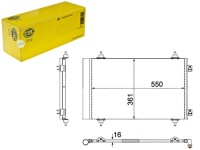 фото thumb №1, Hella конденсатор кондиционера fiat scudo 1,6 2,0d