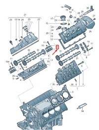 фото thumb №1, Audi a5 8t двигатель подшипник cover 059103960b