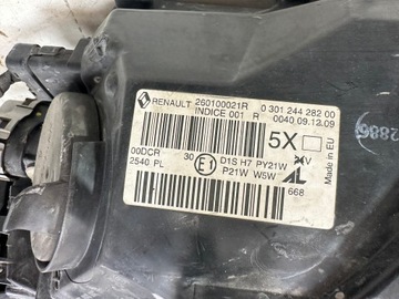 фото thumb №10, Лампа права перед renault megane iii 3 ксенон 260100021r