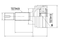 фото thumb №2, Nty npz-ty-083 набір шарнір, wał привідний
