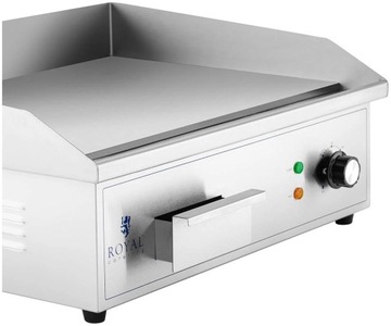 Grill elektryczny płyta grillowa gładka 530 x 350 mm 3000 W