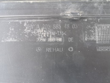 фото thumb №8, Mercedes c-klasa w205 63amg- спойлер бампера зад