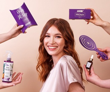 ANWEN Тюрбан DRY IT UP Фиолетовый