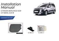 фото thumb №13, Шторки боковые citroen berlingo multispace защитные накладки ролеты солнцезащитный