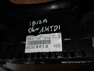 фото thumb №6, Ibiza iii 1.4tdi 06' спидометр приборы 6l0920801a
