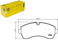 фото thumb №4, Тормозные колодки тормозные перед mercedes sprinter 906 2006-