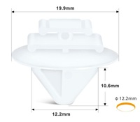 фото thumb №4, 10x кліпса накладки citroen peugeot jeep renegade renault 856540, 68241251aa