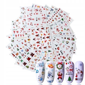 10x водные наклейки для ногтей WATER STICKERS
