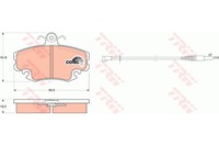 фото thumb №14, Trw gdb400 набор тормозных колодок тормозных, тормоза дисковые