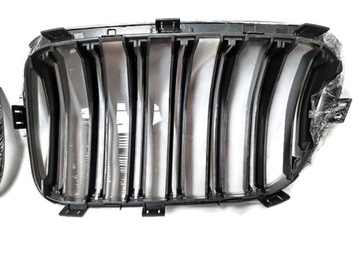 фото thumb №16, Решётки радиатора bmw x3 f25 x4 f26 чёрный блеск решётка решётка радиатора