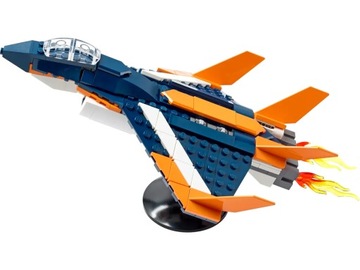 LEGO CREATOR Сверхзвуковой реактивный самолет 31126