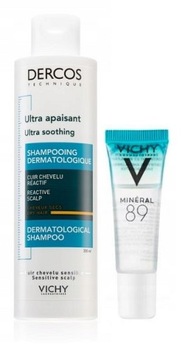 VICHY DERCOS успокаивающий ШАМПУНЬ для СУХИХ волос 200мл