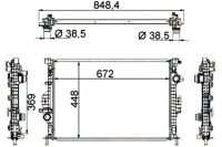 Купити Hella радіатор води ford c-max 2 2.0 tdci dxa/c, фото thumb