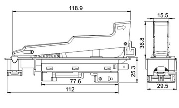 BOSCH GWS 24-180 GWS 24-230 переключатель и резистор