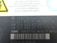 фото thumb №5, Модуль блок управління сидіння сидіння лівий p mercedes s500 w221 long 2218709186 eu