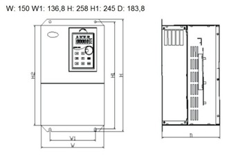 HNC ИНВЕРТОР HV610-004G3 4 кВт