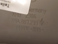 фото thumb №6, Audi q2 защита внутренняя стойка левая лобовое vw ag 81a867233a //