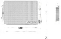 Купить Denso drm17048 радиатор, система охлаждение двигателя, фото thumb