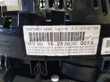 фото thumb №7, Спідометр  прилади mercedes w212 рестайлінг 2129001625 136399