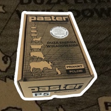 Электрификатор PASTUCH для крупного рогатого скота, коров, лошадей PASTER P5 TURBO 7.2J, устойчивый!