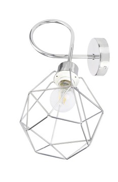 Настенный светильник, массивный, Loft Wire, E27, хром