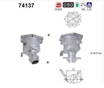фото thumb №1, Каталізатор nissan micra 1.0i note 1.4
