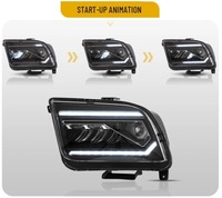 фото thumb №8, Фары лампы l+r vland led динамические europa ford mustang v 5 2004-2009