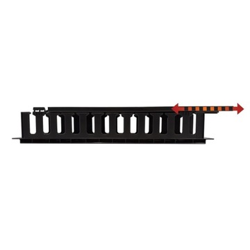 Techly 108316 Organizer kabli 2U do szaf Rack 19
