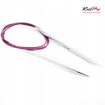 Металлические спицы KNITPRO на леске 150см - 2,25мм.