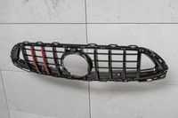 фото thumb №7, Mercedes c-class w206 2021+ решётка радиатора panamericana gt brabus чёрный с камера