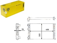 фото thumb №1, Радиатор vw golf3 vento 91-98 hella
