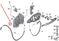 фото thumb №1, Mini cabrio f57 передня частина left door lock 7281935 51217281935