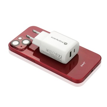 Мощное зарядное устройство FAST USB Блок питания USB-C PD QC PPS everActive 25 Вт