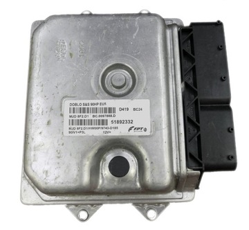 фото thumb №1, Блок управления fiat doblo 1.3 51892332 mjd8f2.d1 + программирование