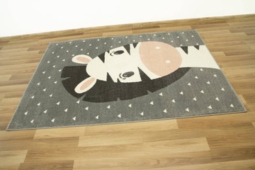 80х150 см МЯГКИЙ КОВЕР LIMA ДЛЯ ДЕТЕЙ SWEET ZEBRA POWDER PINK