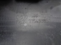 фото thumb №10, Захист накладка-спойлер бампера fiat croma 2 ii lift передній