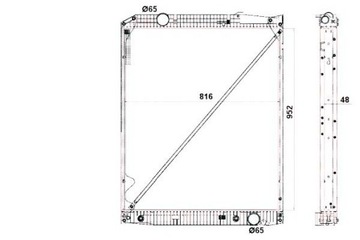 фото thumb №1, Nrf радиаторов двигателя mercedes actros actros mp2 /