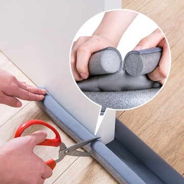 АКУСТИЧЕСКИЙ противосквозняковый уплотнитель для окон и дверей.