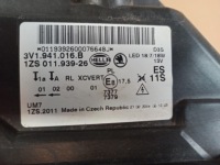 Фара правий ксенон led skoda superb 3 3v1941016b Ціна, фото thumb