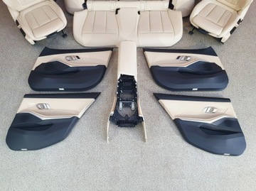 фото thumb №12, Bmw g20 салон сиденья sport обшивки кожа canberra бежевый