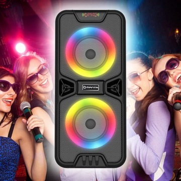 Караоке Manta 30 Вт Bluetooth-колонка с микрофоном