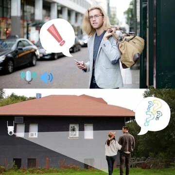 НАРУЖНАЯ СОЛНЕЧНАЯ ВРАЩАЮЩАЯСЯ IP WIFI СОЛНЕЧНАЯ КАМЕРА 4M