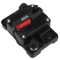 Кронштейн   запобіжник resetowalnego 12v car аудіо вимикач автоматичний 40a Недорого, фото thumb