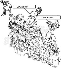 фото thumb №15, Подушка двигателя задняя mazda 2 de 2007- mtm