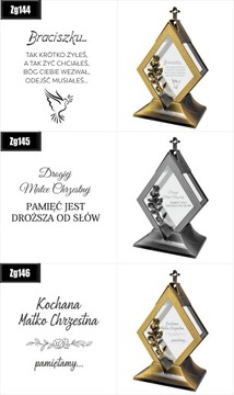 ZNICZ personalizowany z grawerem dla Brata Wuja