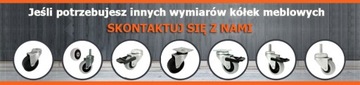 Пластиковое мебельное колесо диаметром 30 мм.