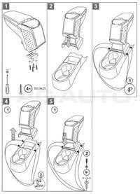 фото thumb №7, Подлокотник с адаптер do škoda rapid, 2011-2019, arm2-black