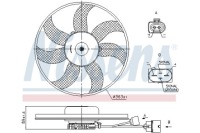 Nissens 850021 вентилятор, охлаждение двигателя Доставка, фото thumb