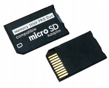 Карта Kingston на 64 ГБ + адаптер MS PRO DUO для PSP