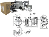 фото thumb №1, Nis890124 компрессор кондиционера jaguar xf, xf spo